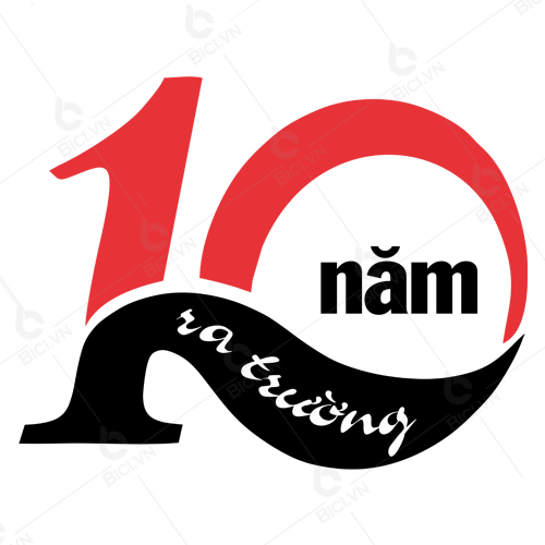 Logo 10 năm ra trường | Logo 10 năm về trường cũ | Đồng phục BICI