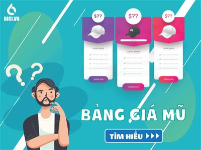 Cập Nhật Bảng Báo Giá In Mũ Lưỡi Trai Đồng Phục Tại BiCi