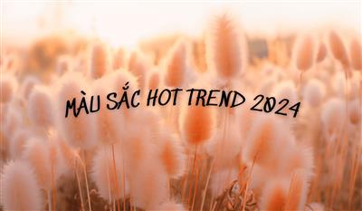 Xu hướng màu sắc hot trend bùng nổ năm 2024